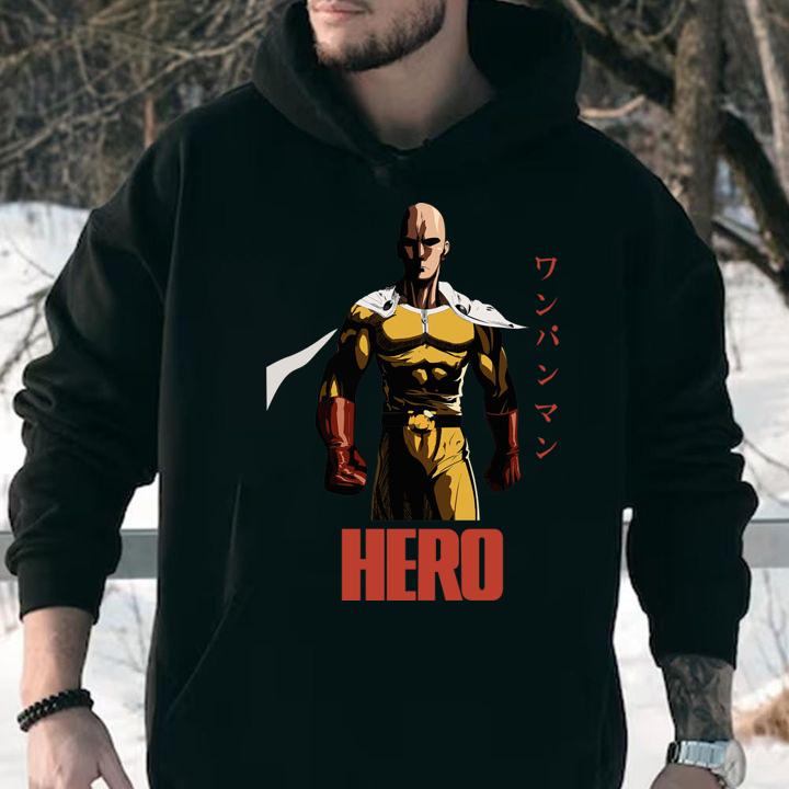 Hero Saitama One Punch Man t-shirt hoodie