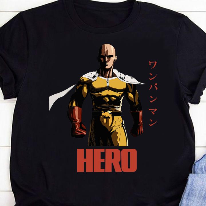 Hero Saitama One Punch Man t-shirt shirt