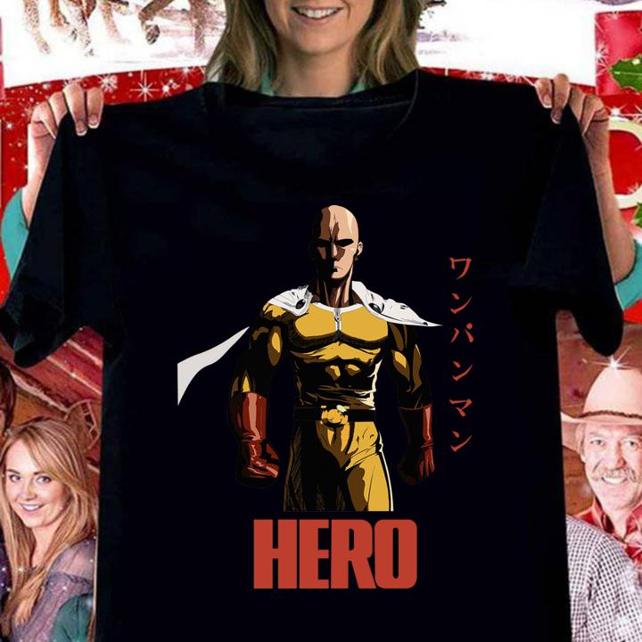 Hero Saitama One Punch Man t-shirt woman shirt