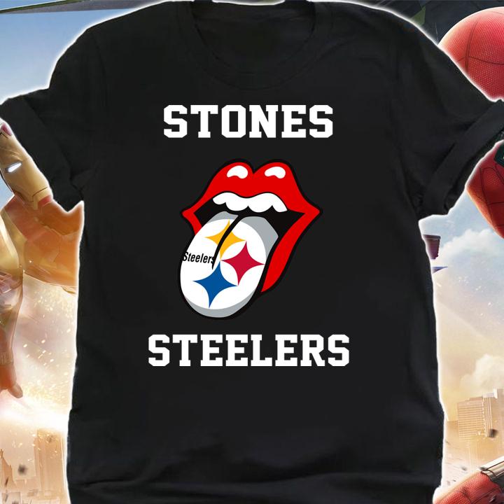 Rolling Stones Logo Pittsburgh Steelers t-shirt shirt