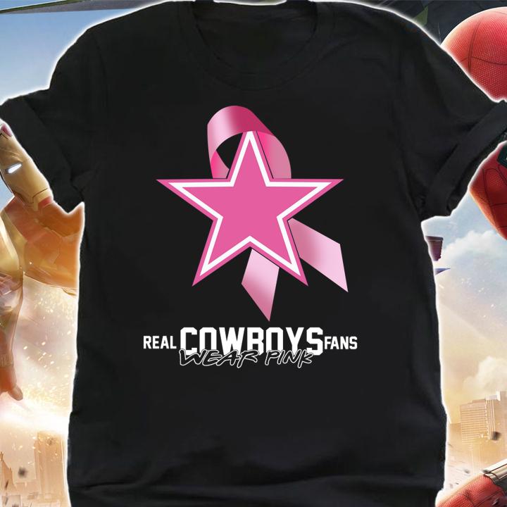 Wear Pink Breast Cancer Awareness Dallas Cowboy Fans t-shirt shirt