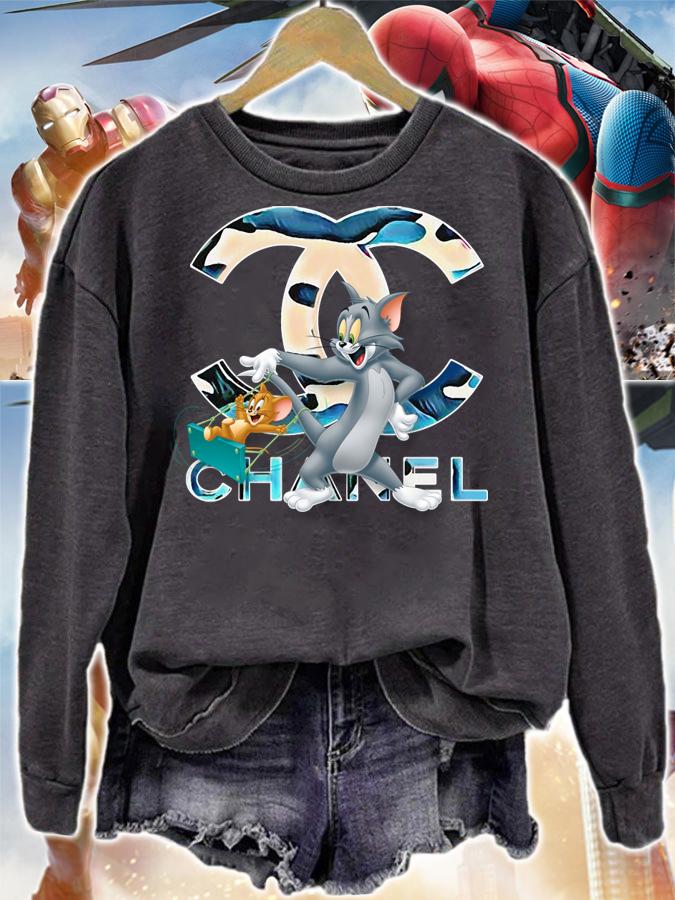 Funny Tom And Jerry Chanel t-shirt sweatshirt
