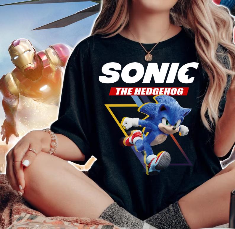 Sonic The Hedgehog t-shirt woman shirt
