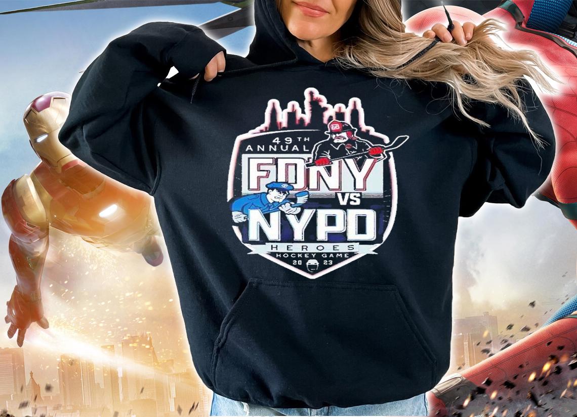 49th annual Fony vs NYPD heroes hockey game 2023 shirt t-shirt hoodie