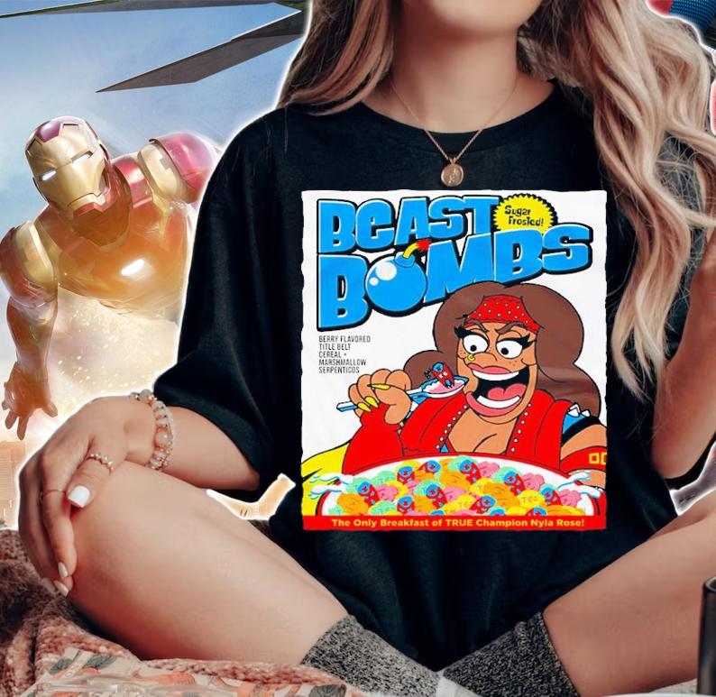 Beast Bombs Pro Wrestling Shirt t-shirt woman shirt