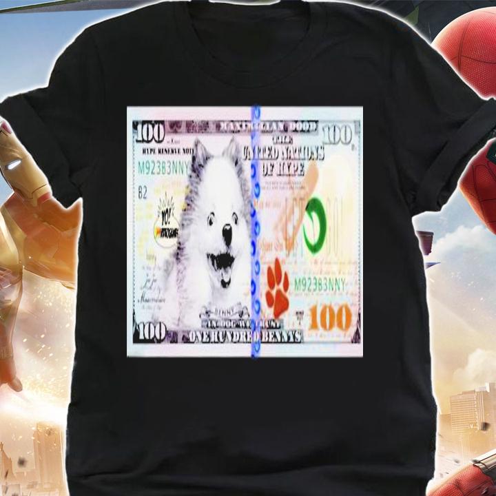Benny Commemorative $100 shirt t-shirt shirt