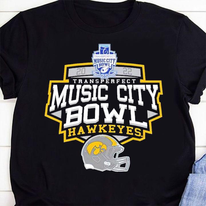 2022 TransPerfect Music City Bowl Iowa Hawkeyes shirt t-shirt shirt