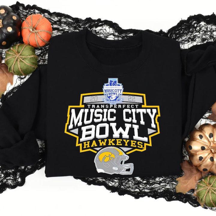 2022 TransPerfect Music City Bowl Iowa Hawkeyes shirt t-shirt sweatshirt
