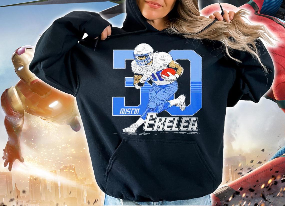 Austin Ekeler Los Angeles C Player Number Football Shirt t-shirt hoodie
