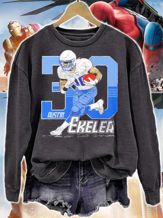Austin Ekeler Los Angeles C Player Number Football Shirt t-shirt sweatshirt