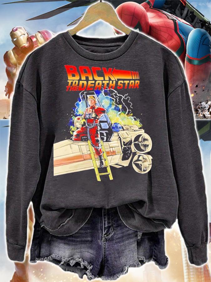 Back to the death star shirt t-shirt sweatshirt