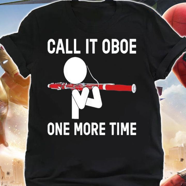 Call It Oboe One More Time Bassoon Shirt t-shirt shirt