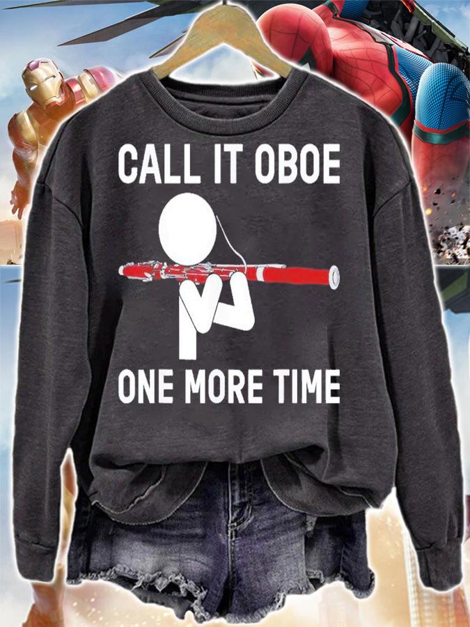 Call It Oboe One More Time Bassoon Shirt t-shirt sweatshirt