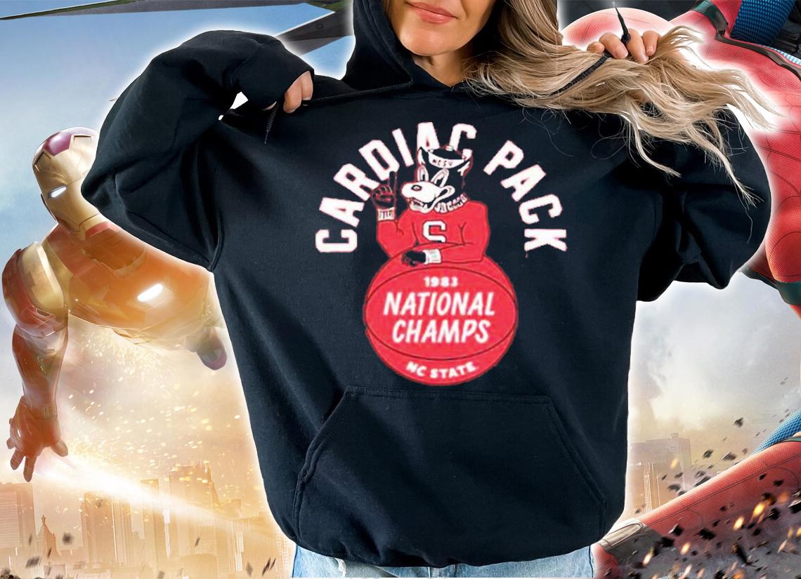 Cardiac Pack 1983 National Champs NC State shirt t-shirt hoodie