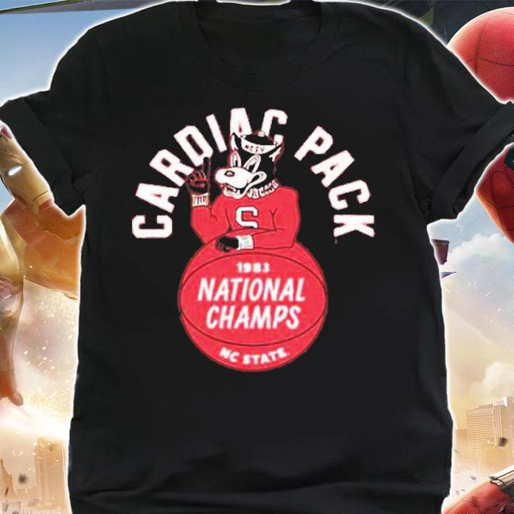 Cardiac Pack 1983 National Champs NC State shirt t-shirt shirt