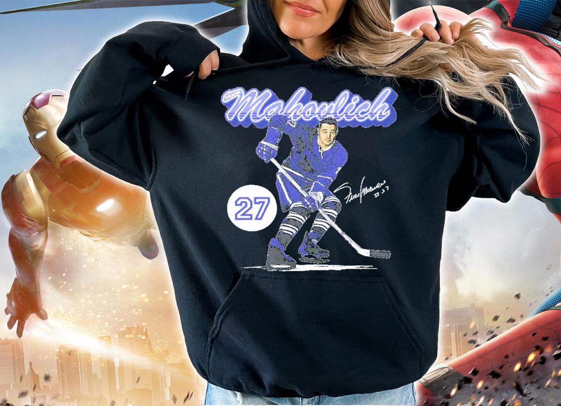 Frank Mahovlich Toronto Retro Script Hockey Shirt t-shirt hoodie