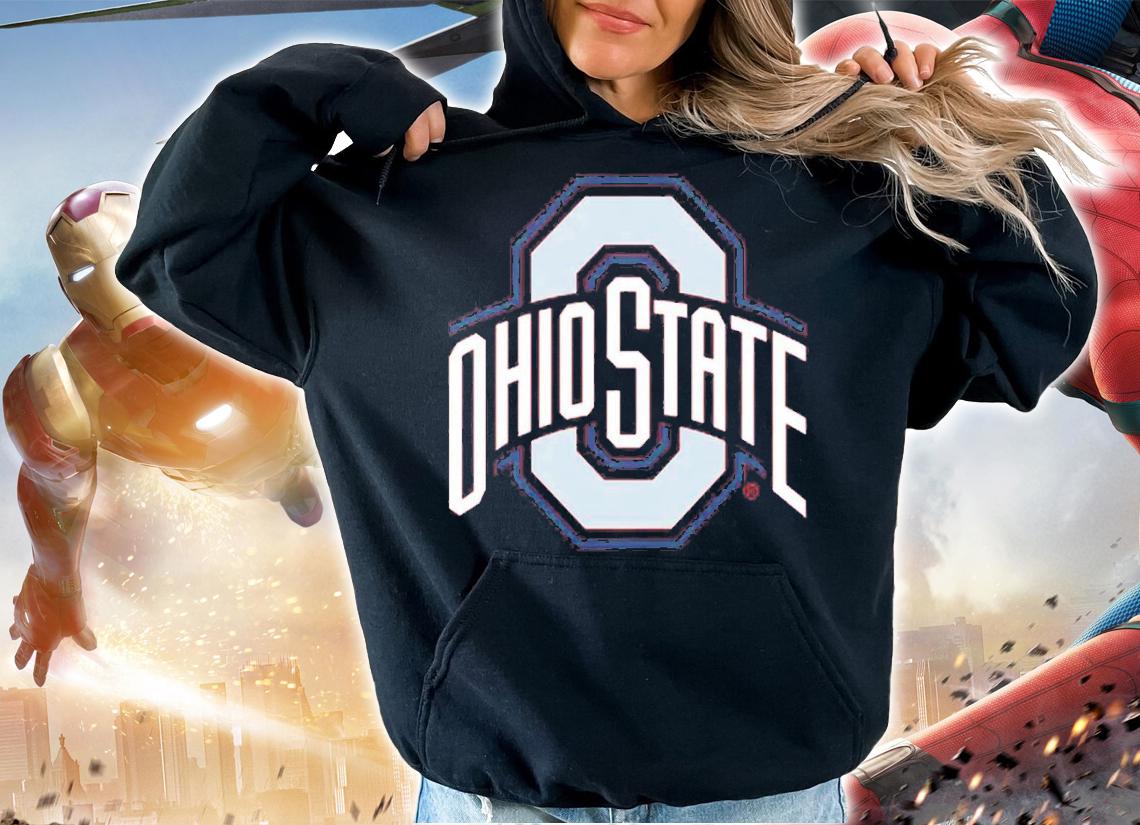 Go Buckeyes Ohio State Buckeyes Identity Logo Scarlet T-Shirt t-shirt hoodie