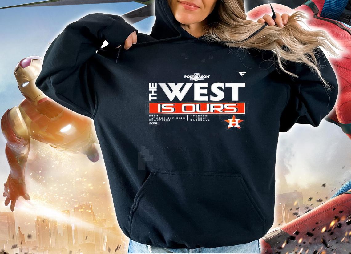 Houston Astros 2022 the West is ours AL West Division Champions Locker Room new shirt t-shirt hoodie