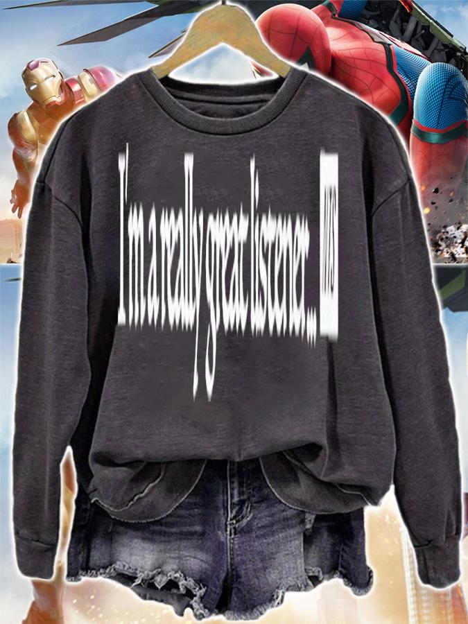 I'm a really great listener NTS shirt t-shirt sweatshirt