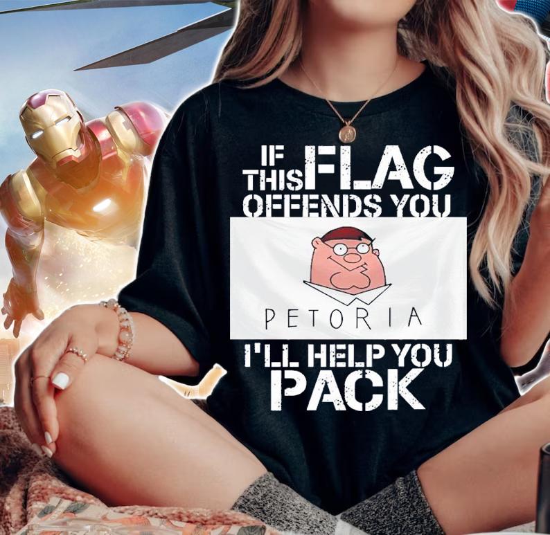 If This Flag Offends You I'll Help You Pack Petoria Shirt t-shirt woman shirt
