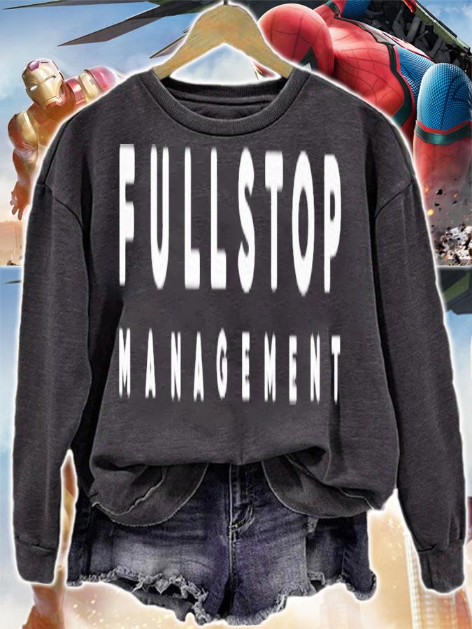 Harry wearing full stop management shirt t-shirt sweatshirt