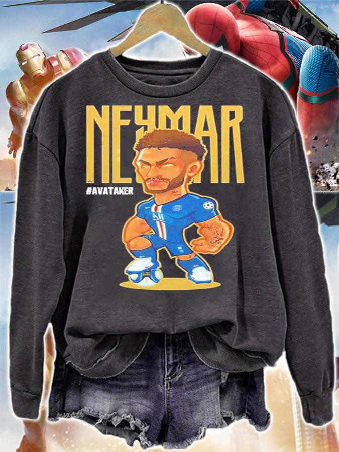 Mascot Designs Neymar Soccer Player Shirt t-shirt sweatshirt