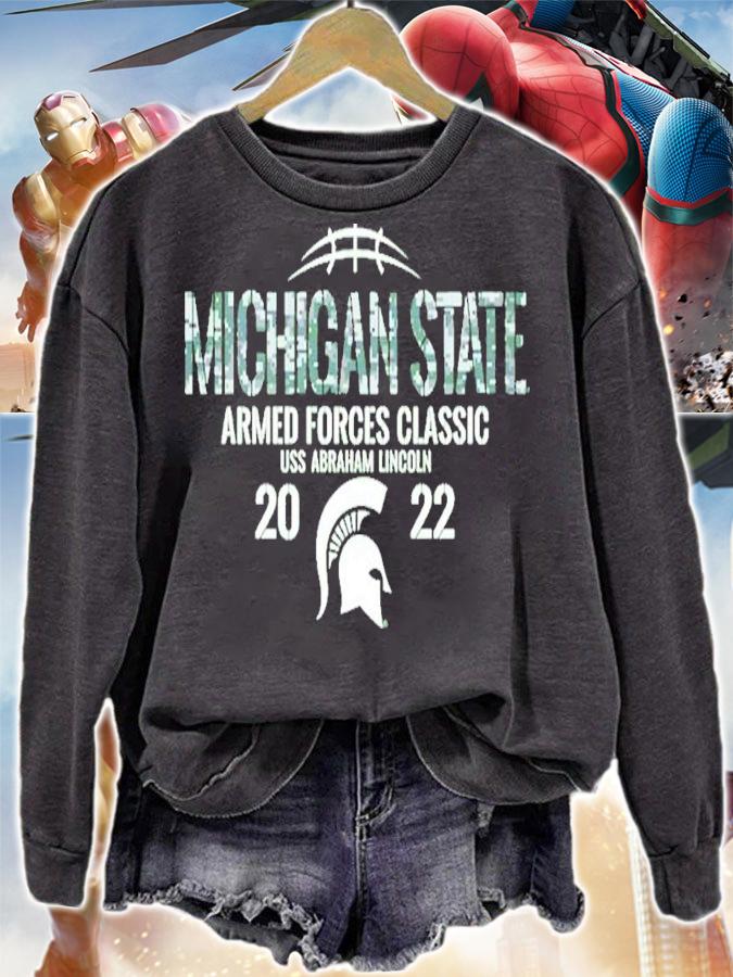 Michigan State Spartans 2022 Armed Forces Shirt t-shirt sweatshirt