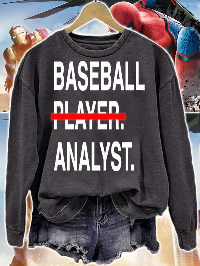 Nice baseball Player Analyst Shirt t-shirt sweatshirt