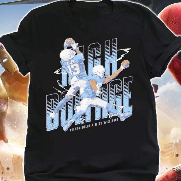 Mike Williams & Keenan Allen Los Angeles C High Boltage Football Shirt t-shirt shirt