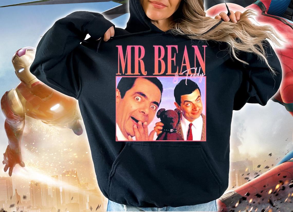Mr Bean And Teddy 90's Retro Style Shirt t-shirt