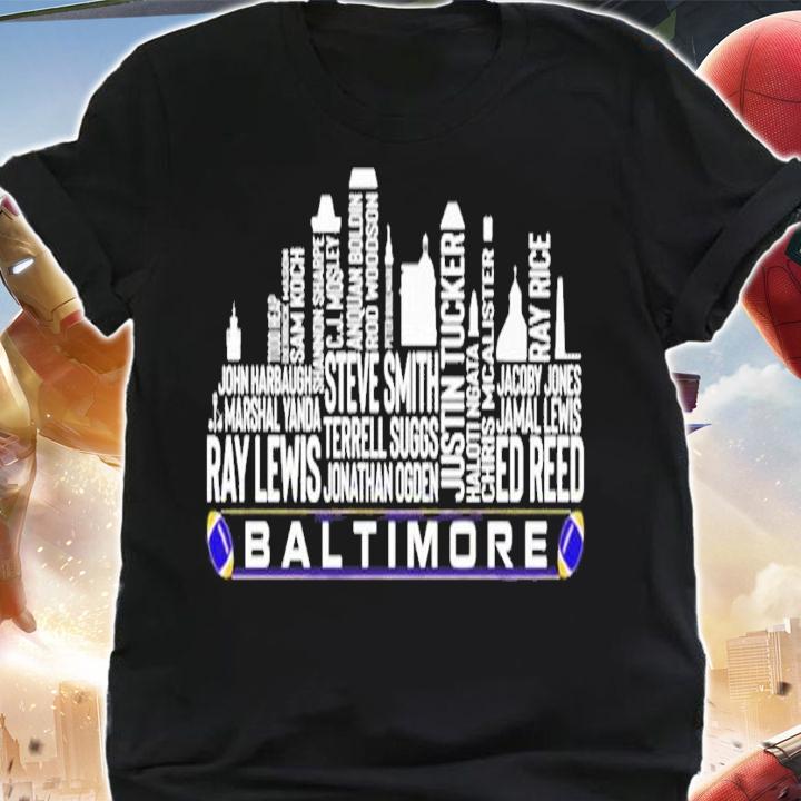 Baltimore Football Team All Time Legends Baltimore City shirt t-shirt