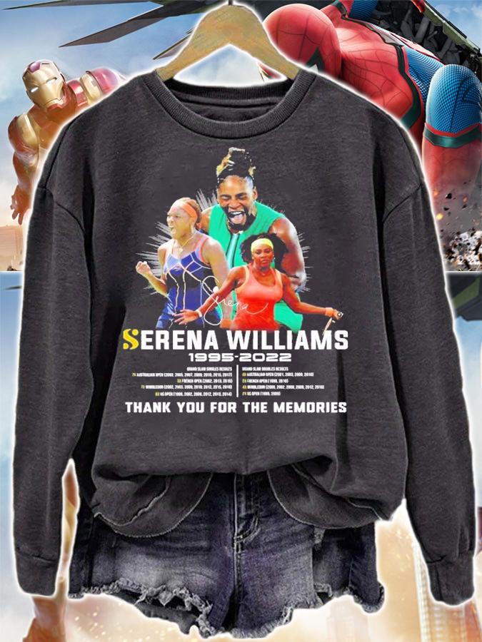 Serena Williams 1995 2022 thank you for the memories signature shirt t-shirt