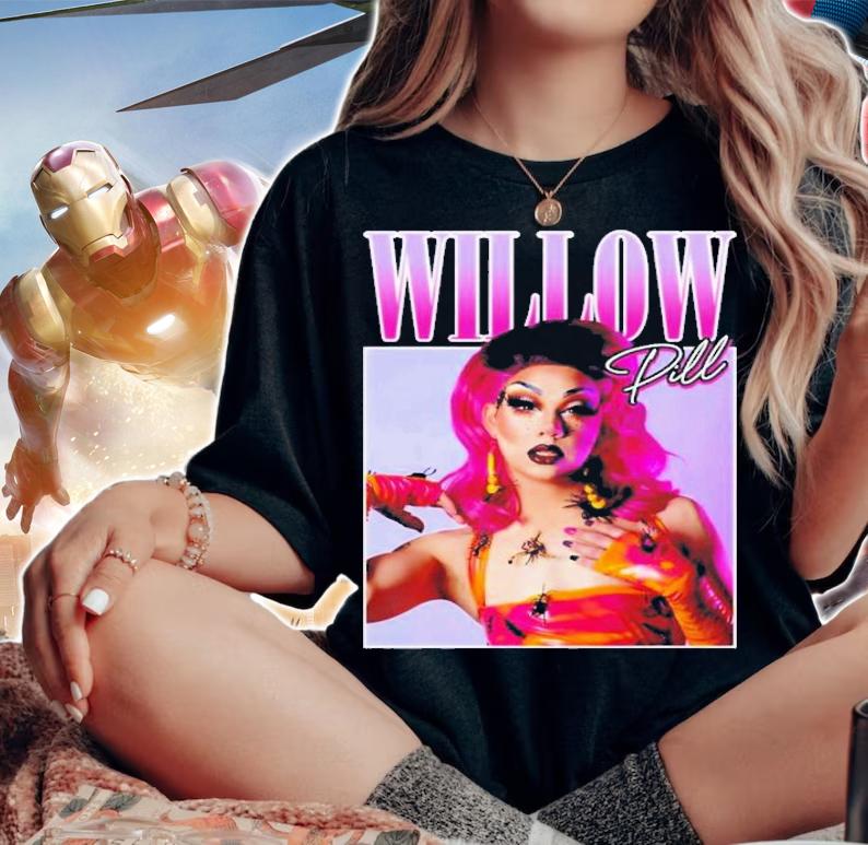 Willow Pill Retro Vintage Aesthetic T-Shirt t-shirt