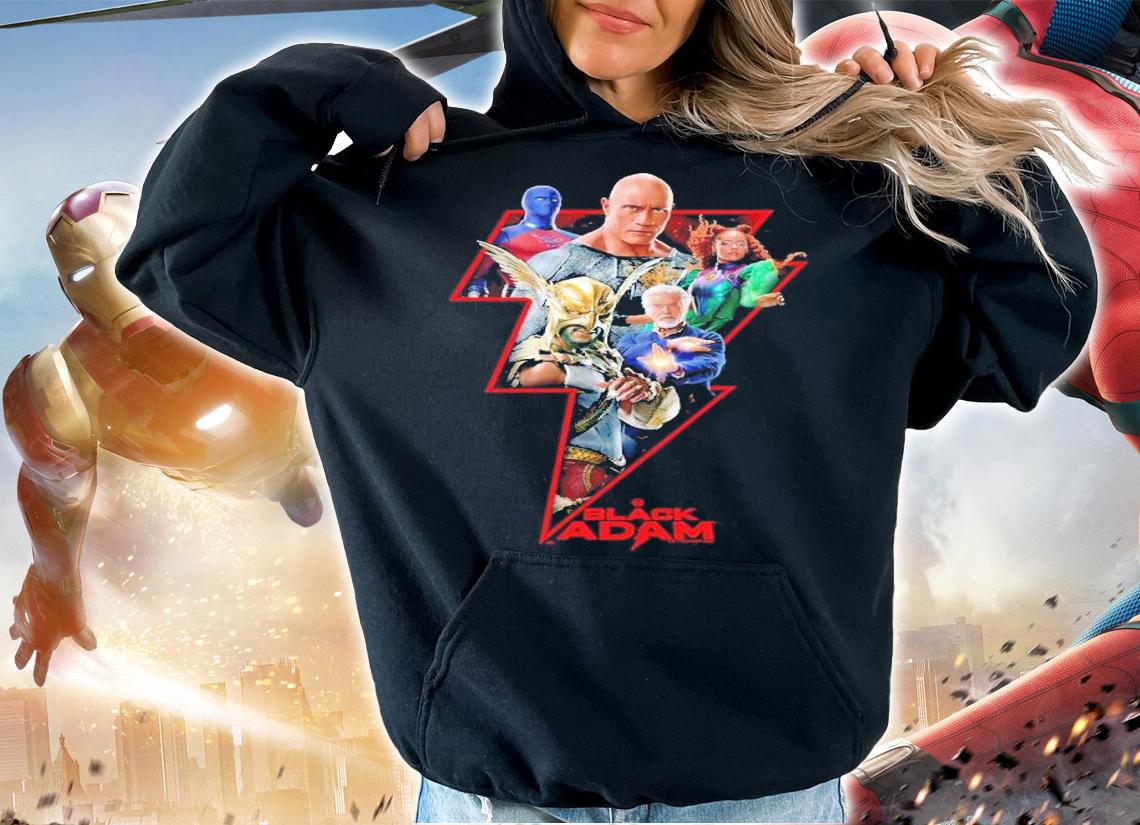 Black Adam Group Shot shirt t-shirt hoodie