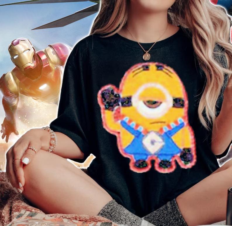 Brain Dead X Minions Beaded Stuart shirt t-shirt