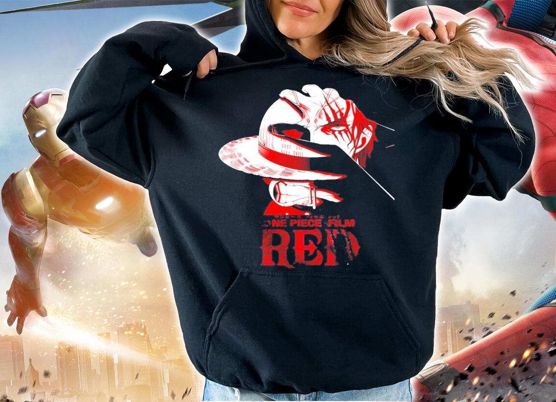 Luffy crying One Piece Film Red shirt t-shirt hoodie