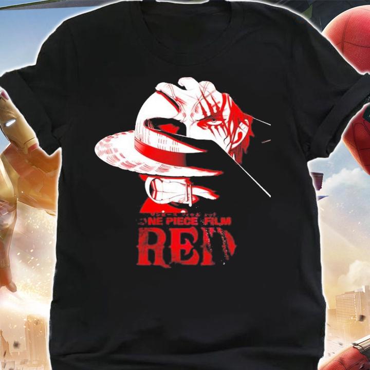 Luffy crying One Piece Film Red shirt t-shirt shirt