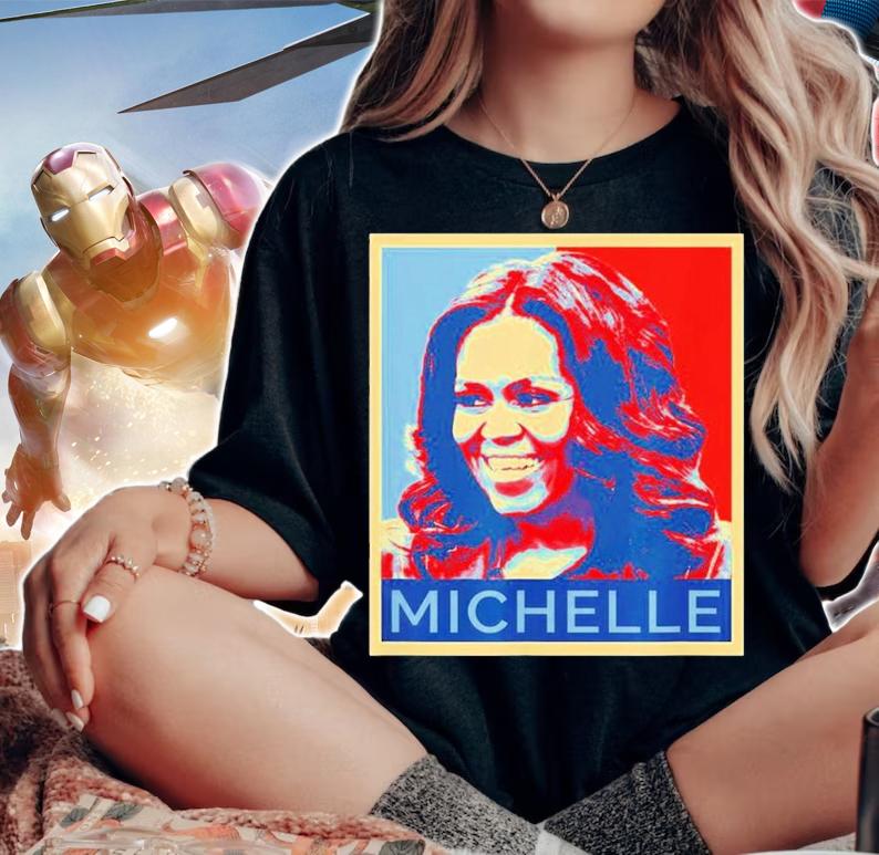 Michelle Obama First Lady Portrait shirt t-shirt woman shirt