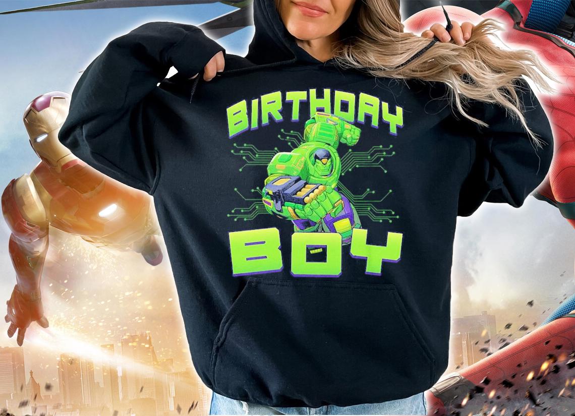 Marvel Birthday Boy Hulk Mech Suit shirt t-shirt hoodie