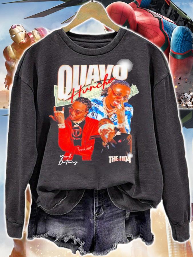 Quavo Huncho Bootleg American Rapper Musician Shirt t-shirt sweatshirt