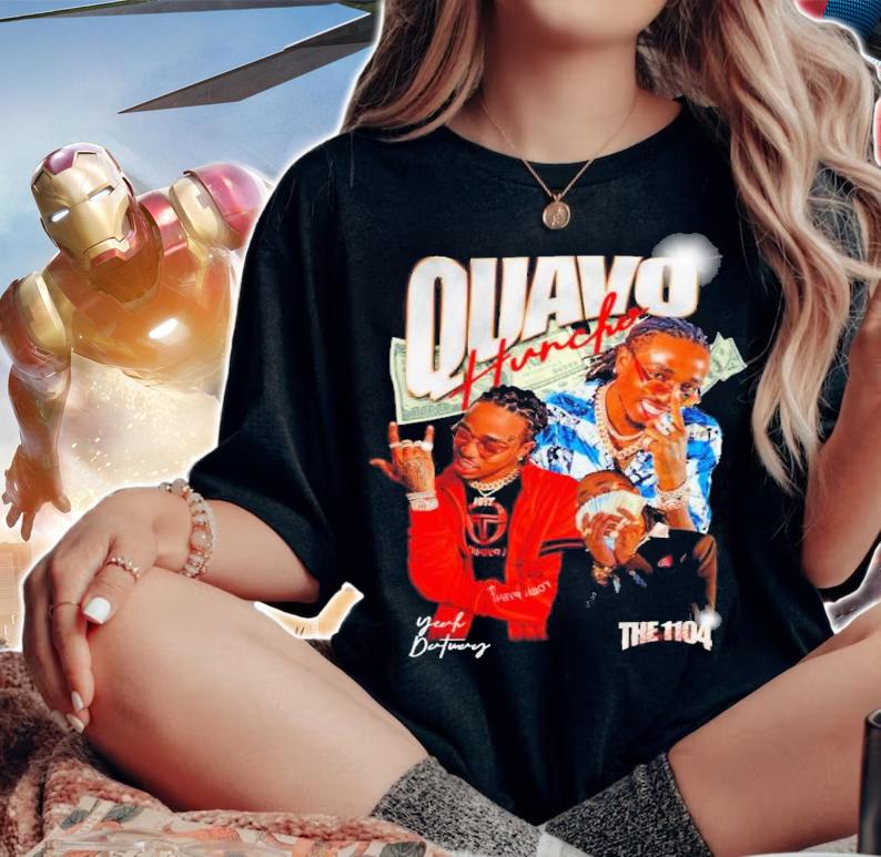 Quavo Huncho Bootleg American Rapper Musician Shirt t-shirt woman shirt