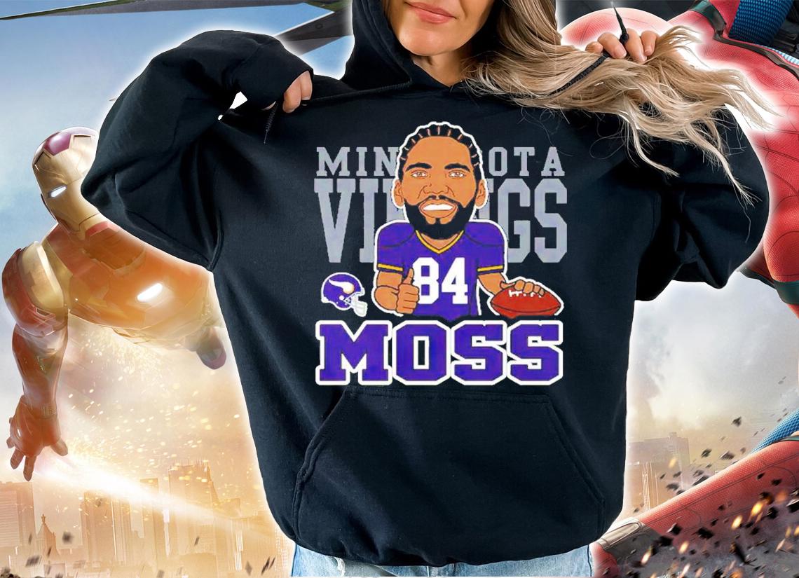 Randy Moss Minnesota Vikings Mitchell & Ness Youth Caricature Shirt t-shirt