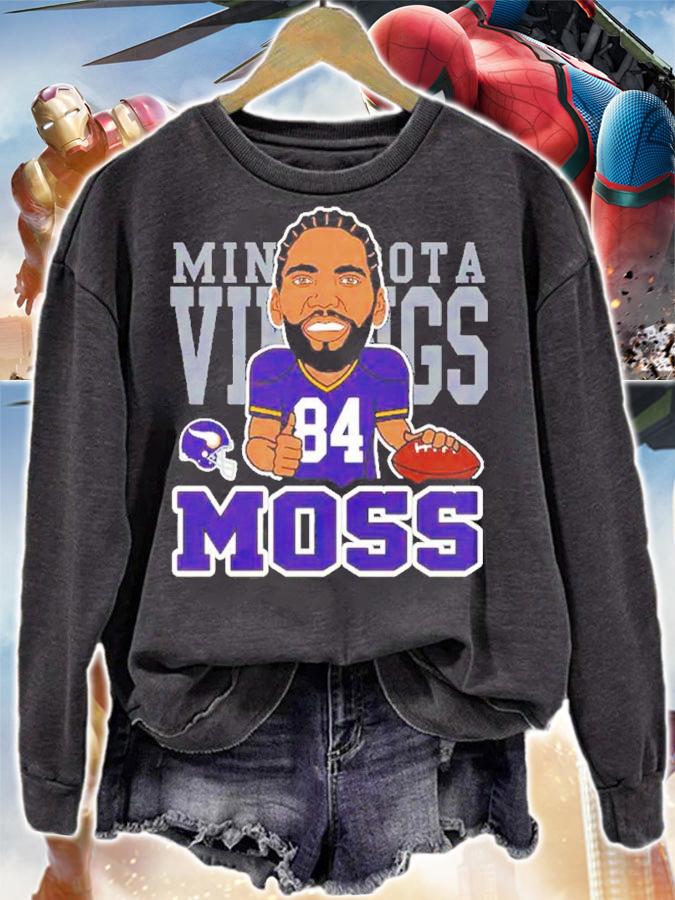 Randy Moss Minnesota Vikings Mitchell & Ness Youth Caricature Shirt t-shirt