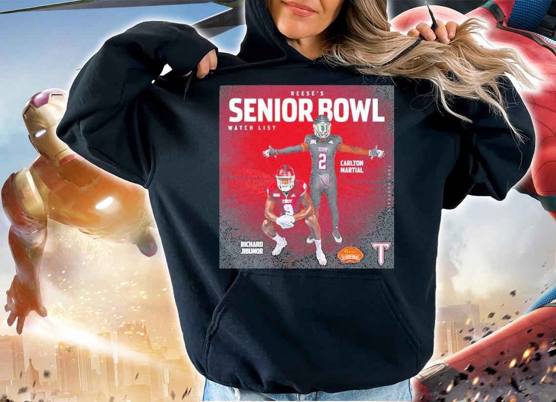 Reese's Senior Bowl Watchlist Carlton Martial Richard Jibunor Shirt t-shirt hoodie