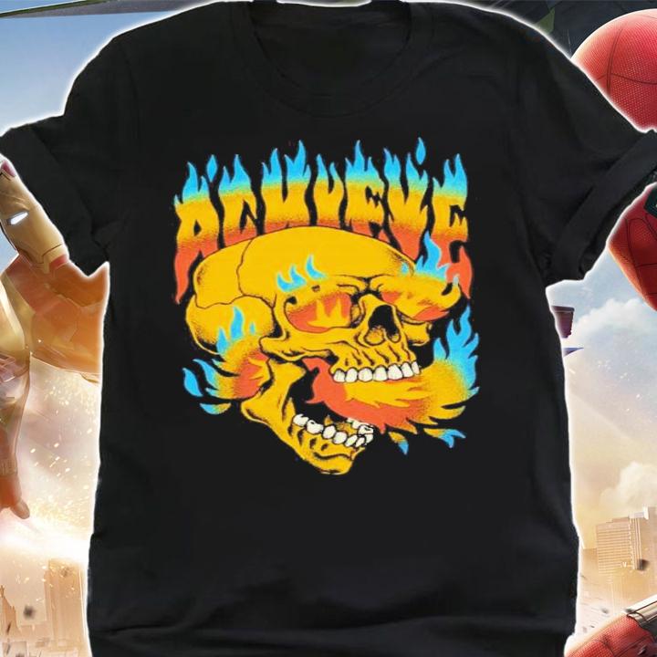 Achieve Skulls Fire Shirt t-shirt shirt