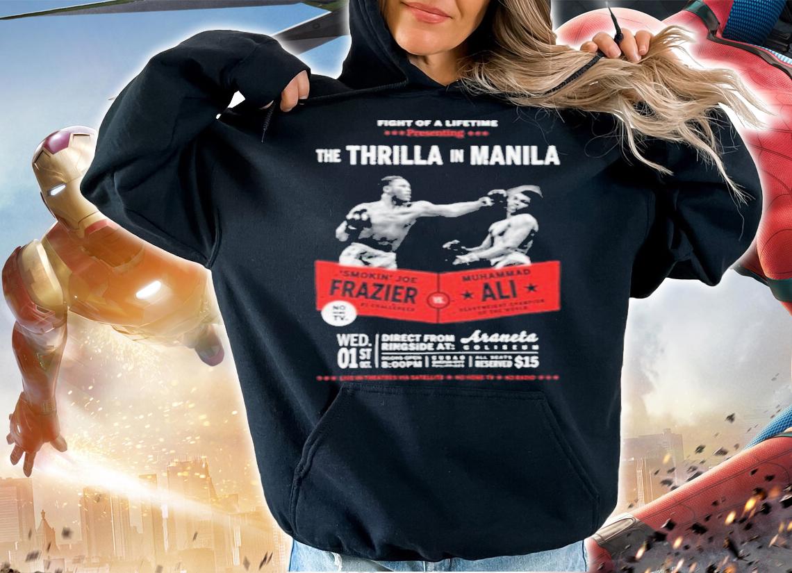 Ali Vs Frazier Thrilla In Manila Boxing T-Shirt t-shirt