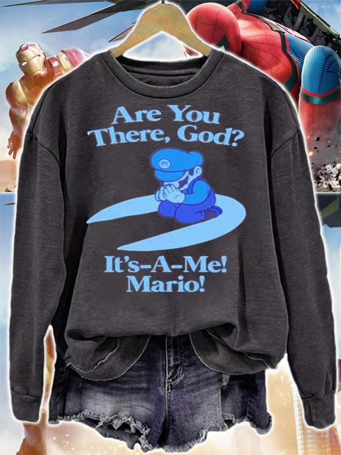 Are You There God It's A Me Mario T-Shirt t-shirt