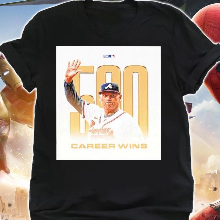 Brian Snitker Atlanta Braves 500 Career Wins Shirt t-shirt