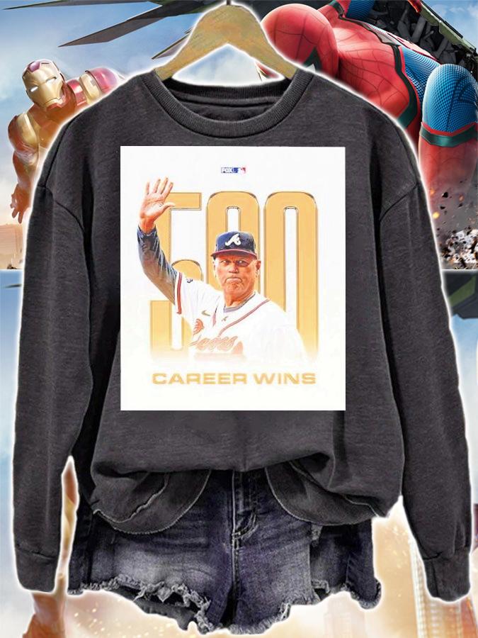 Brian Snitker Atlanta Braves 500 Career Wins Shirt t-shirt