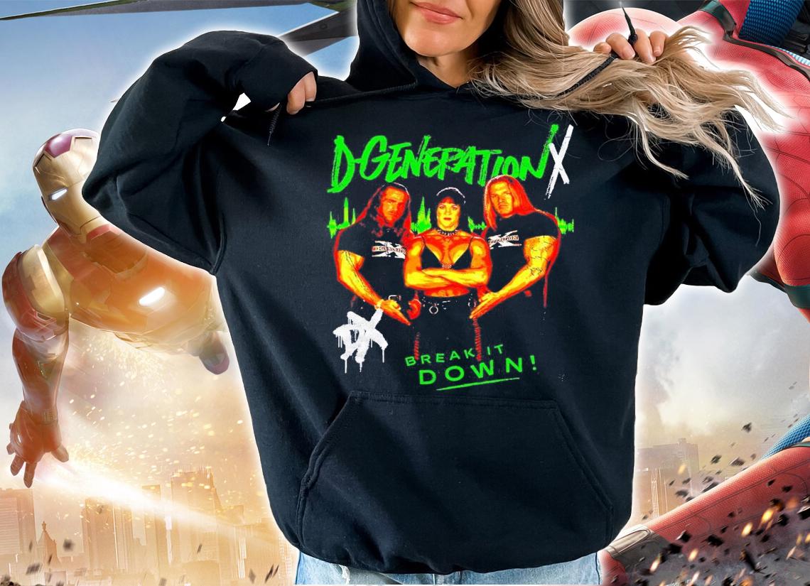 D-Generation X Break It Down Photo shirt t-shirt hoodie